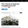 The Charm of Austrian Styrian Pumpkin Seed Oil