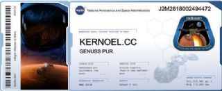 kernöl.cc fliegt mit auf den Mars