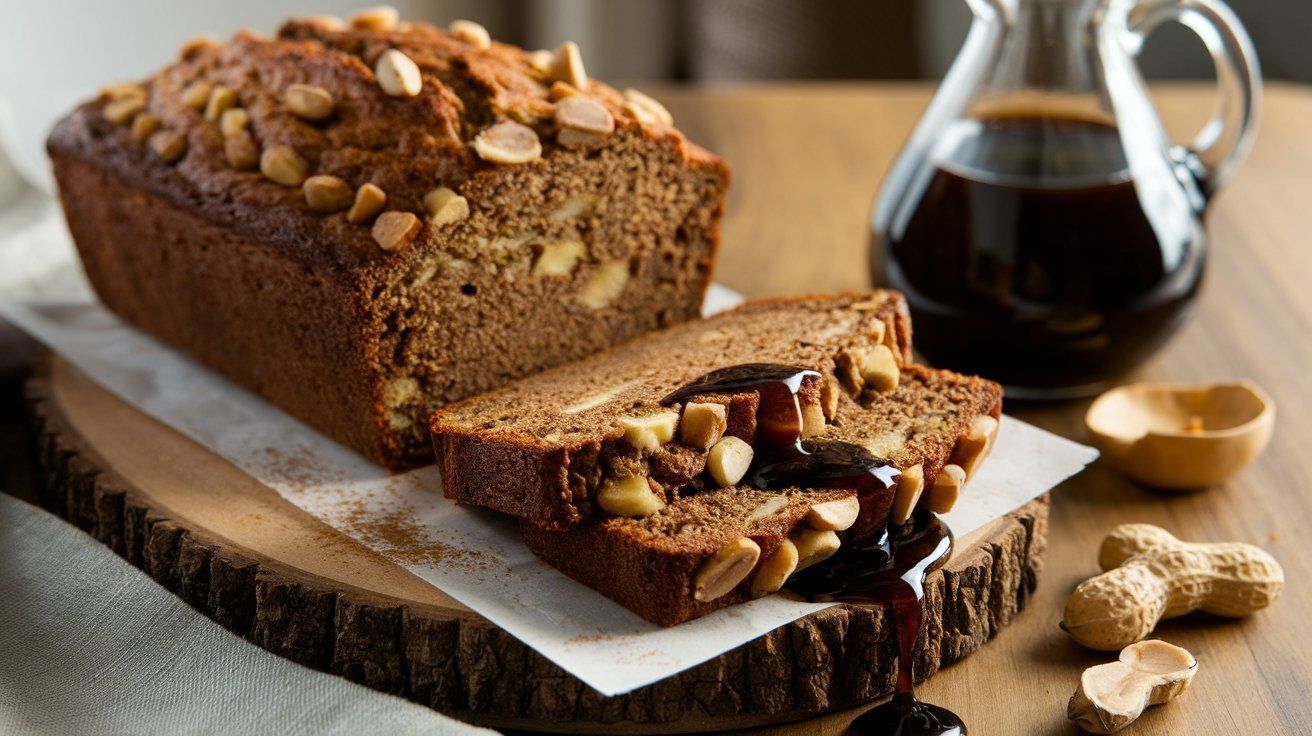 Bild Bananenbrot mit Erdnüssen