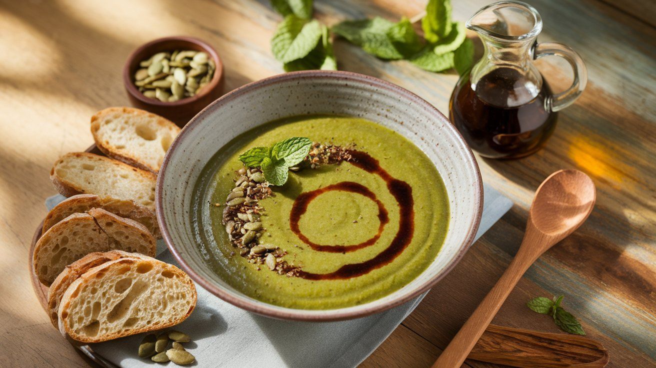 Bild Spinat und Minzsuppe