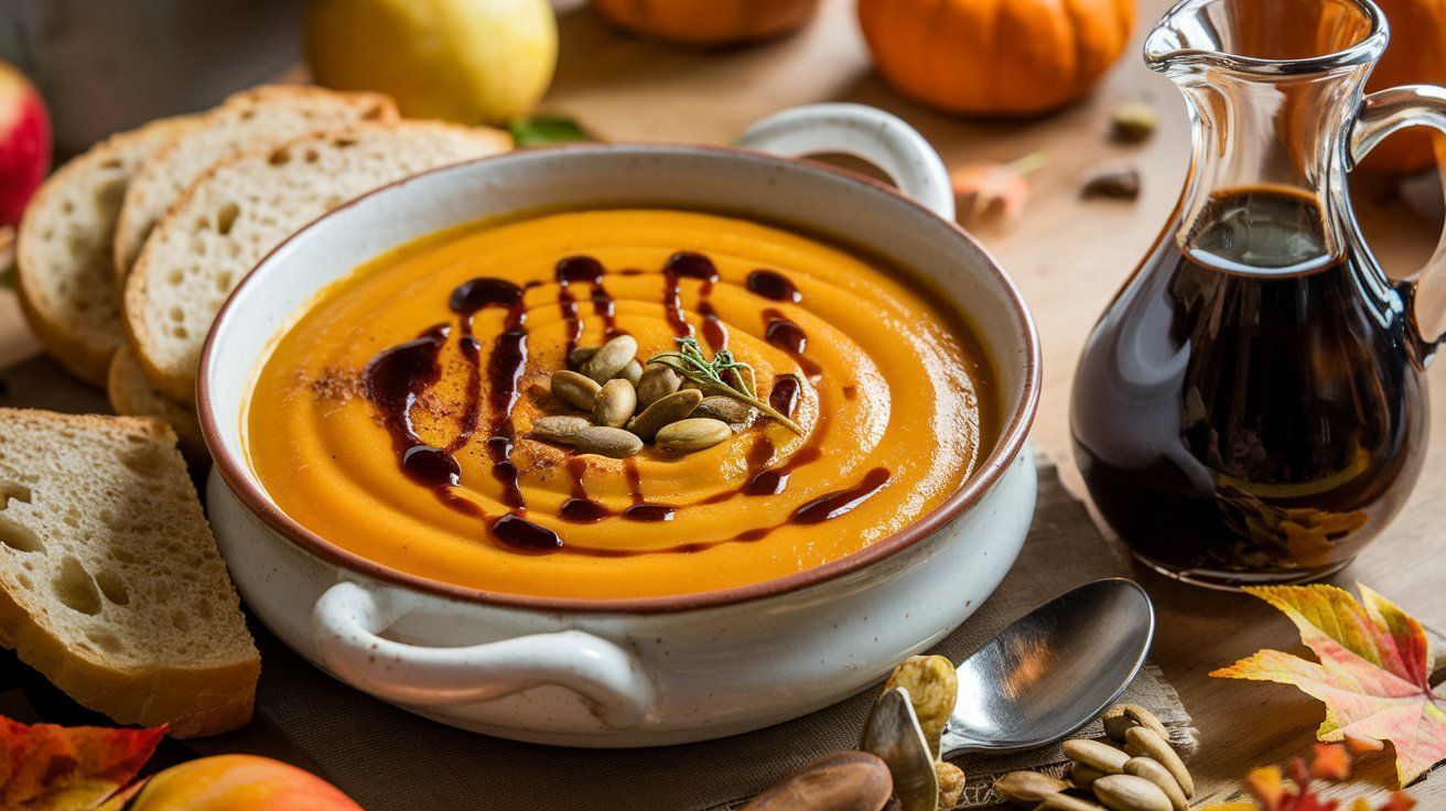 Bild Würzige Apfel-Kürbis Suppe