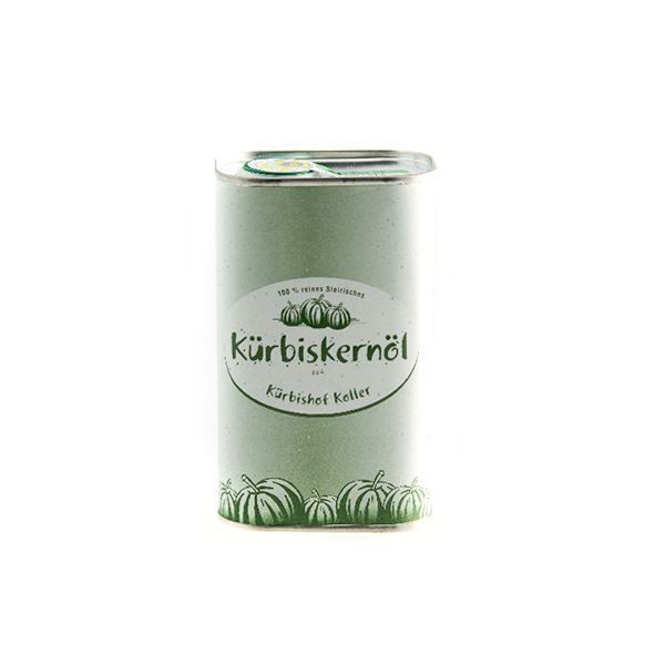 Steirisches Kürbiskernöl g.g.A. PREMIUM | Design-Dose 0,5 l in Russland